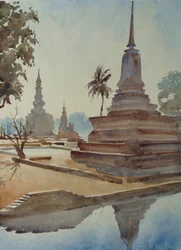 Alba, Wat Mahartat, Sukhotai