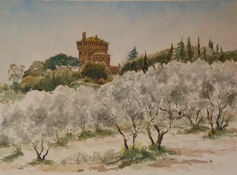 Pal Massaini, vicino a Pienza