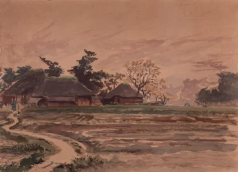 Paesaggio con case