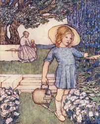 Libro di Giardinaggio per Bambini: Delphinium e Garofani