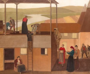Progetto per Decorazione Murale, c.1918