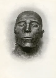 Testa della mummia di Seti I, faraone egizio della XIX dinastia, c1279 a.C. 1926