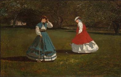Una partita di croquet