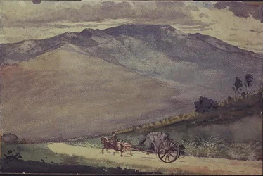 Una Volante su una strada di montagna, Cuba