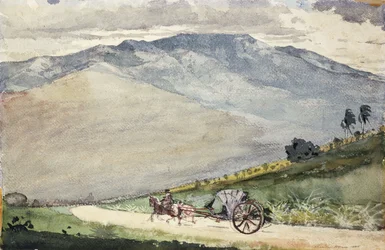 Una Volante su una Strada di Montagna, Cuba, 1885