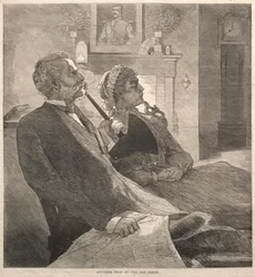 Un altro anno vicino al vecchio orologio, 1870