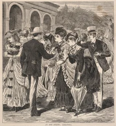 Alla primavera: Saratoga, da Hearth and Home, 28 agosto 1869