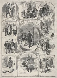 Personaggi di strada di Boston, 1859