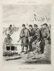 Schizzi di Campagna: La Chiamata del Caffè, 1863