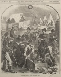 Scatole natalizie al campo - Natale 1861