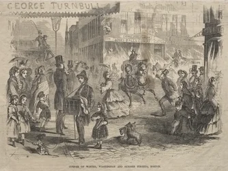Angolo tra Winter, Washington e Summer Streets, Boston