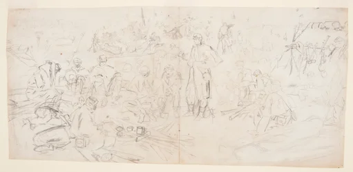 Disegno, "Un accampamento dell