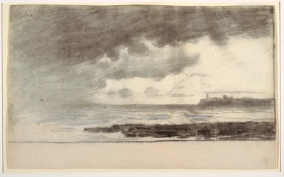 Disegno, Baia di Cullercoats, Inghilterra, 1881