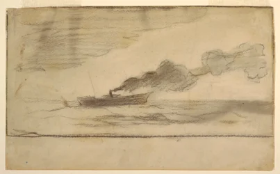 Disegno, peschereccio, 1881 ca.