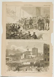 Espulsione di negri e abolizionisti dal Tremont Temple, Boston, Massachusetts, il 3 dicembre 1860