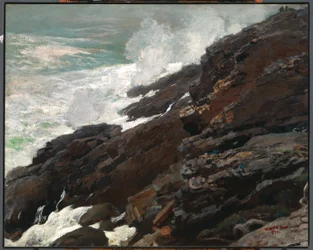 Alta scogliera, costa del Maine
