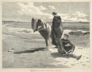 Alta marea, da Every Saturday: An Illustrated Journal of Choice Reading, 6 agosto 1870