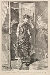 Arrivò una tempesta di vento, pioggia e spruzzi - e Portia, 1869