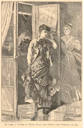 Arrivò una Tempesta di Vento, Pioggia e Spruzzi - e Portia., da The Galaxy, dicembre 1869