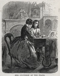 La signora Otcheson al pianoforte