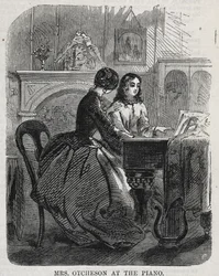 La signora Otcheson al pianoforte