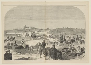 La passeggiata nel Central Park, New York, settembre