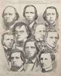 La delegazione della Georgia al Congresso, 1861