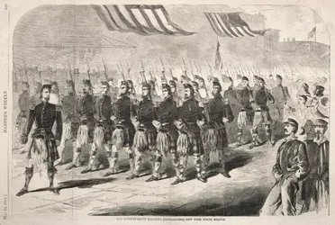 Il settantanovesimo reggimento Highlanders New York State Militia, 1861