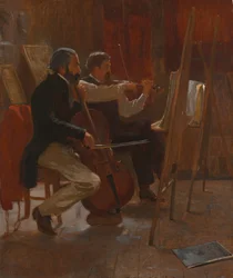 Lo studio, 1867