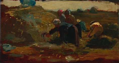 Donne che lavorano in un campo, 1867