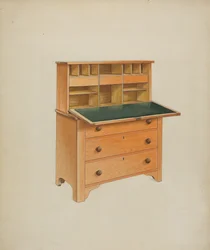 Scrivania, c. 1937