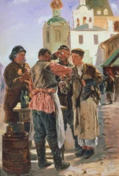 Venditore di kvas