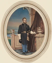 Ritratto di un primo tenente di fanteria, 1863 ca. 1863 (foto)