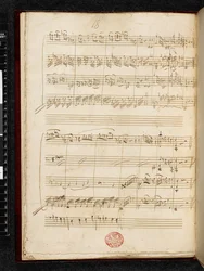 Adagio e fuga in do minore, K. 546, Add. 28996, f.11v
