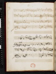 Adagio e fuga in do minore, K. 546, Add. 28996, f.3v