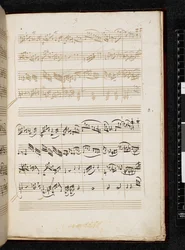 Adagio e fuga in do minore, K. 546, Add. 28996, f.4r