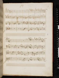 Adagio e fuga in do minore, K. 546, Add. 28996, f.9r