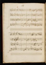 Adagio e fuga in do minore, K. 546, Add. 28996, f.9v