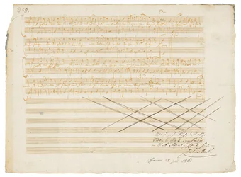 Manoscritto musicale autografo, Zwei deutsche Kirchenlieder, K.343