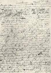 Wolfgang Amadeus Mozart (1756-1791) compositore austriaco. Lettera autografa alla sorella Nannerl. Napoli 19 marzo 1770