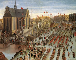 Federico III proclama la corona danese ereditaria davanti agli Stati Generali a Copenaghen nel 1660