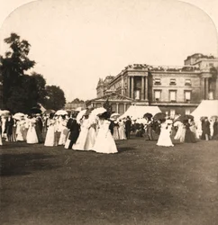 Festa in giardino, Buckingham Palace, Londra, Inghilterra, 1900