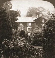 Rydal Mount, casa di William Wordsworth, Lake District, Inghilterra, 1903