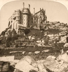 Monte San Michele, Monastero Benedettino, Penzance, Cornovaglia, 1900
