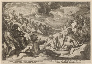 Giove consulta gli dei sulla distruzione dell