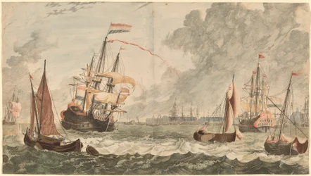 Il fiume IJ ad Amsterdam