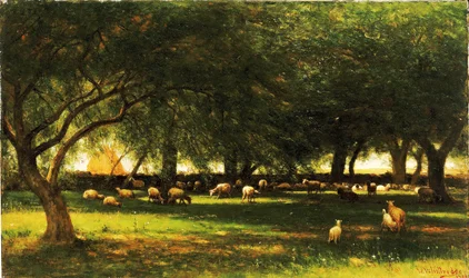 Mezzogiorno nel frutteto, 1900