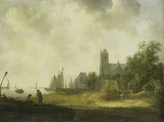 Vista su Dordrecht