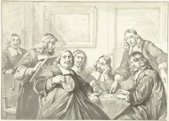 I capi della Gilda di San Luca a Haarlem, 1675