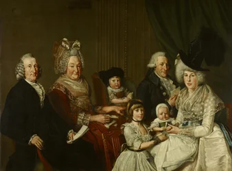 Pieter de Clercq (1731-1807) e la sua famiglia